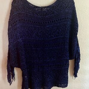 White House Black Market Navy Sweater